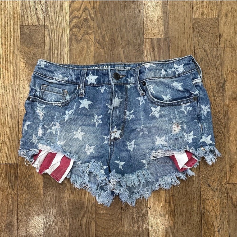 4TH of JULY SHORTS🎆Mossimo Supply Co. Star Patterned Jean Shorts
